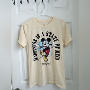 Disney 100 butter yellow size small women’s t shirt